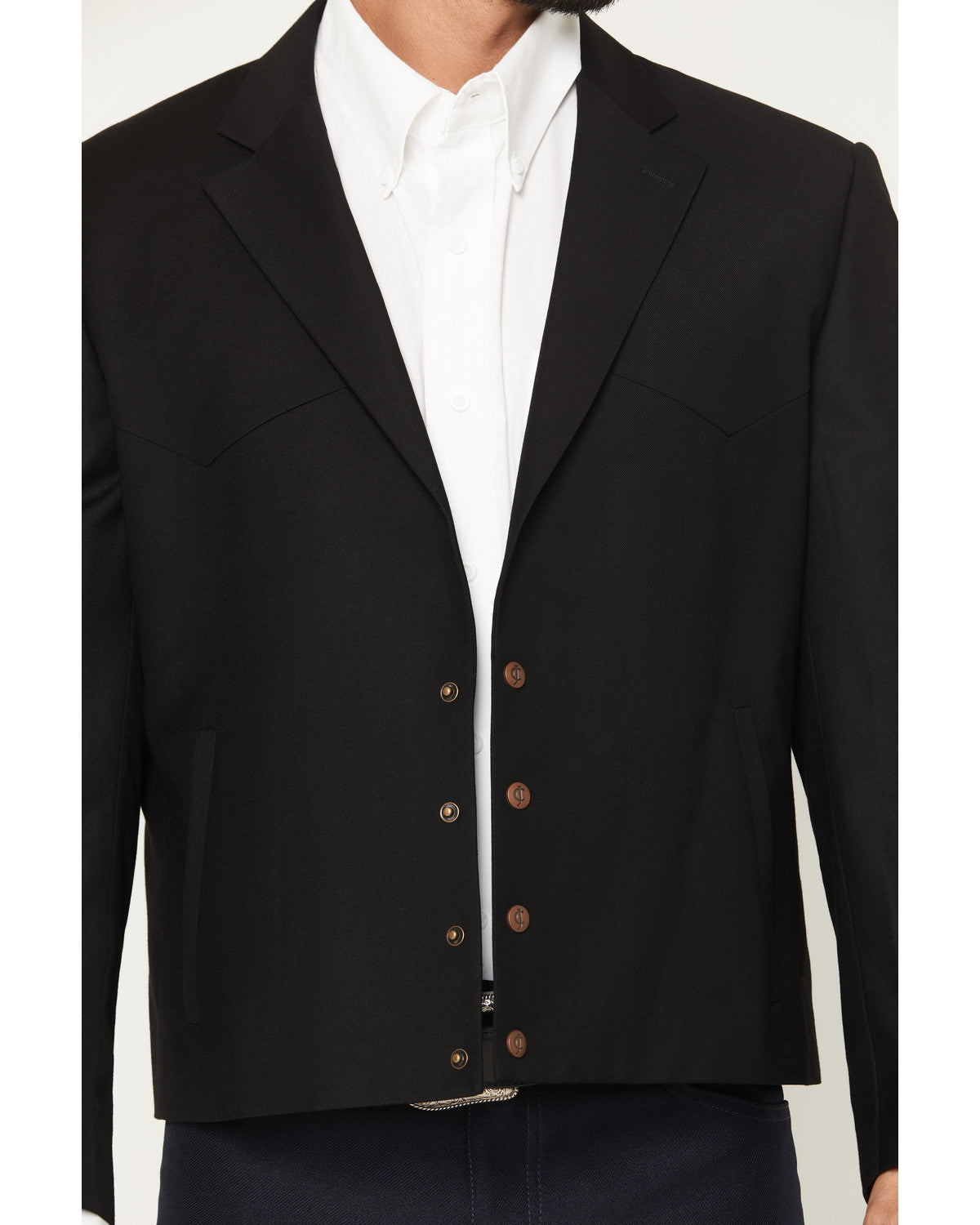 Cody James Black 1978® Men's Solid Snap Cropped Sportcoat