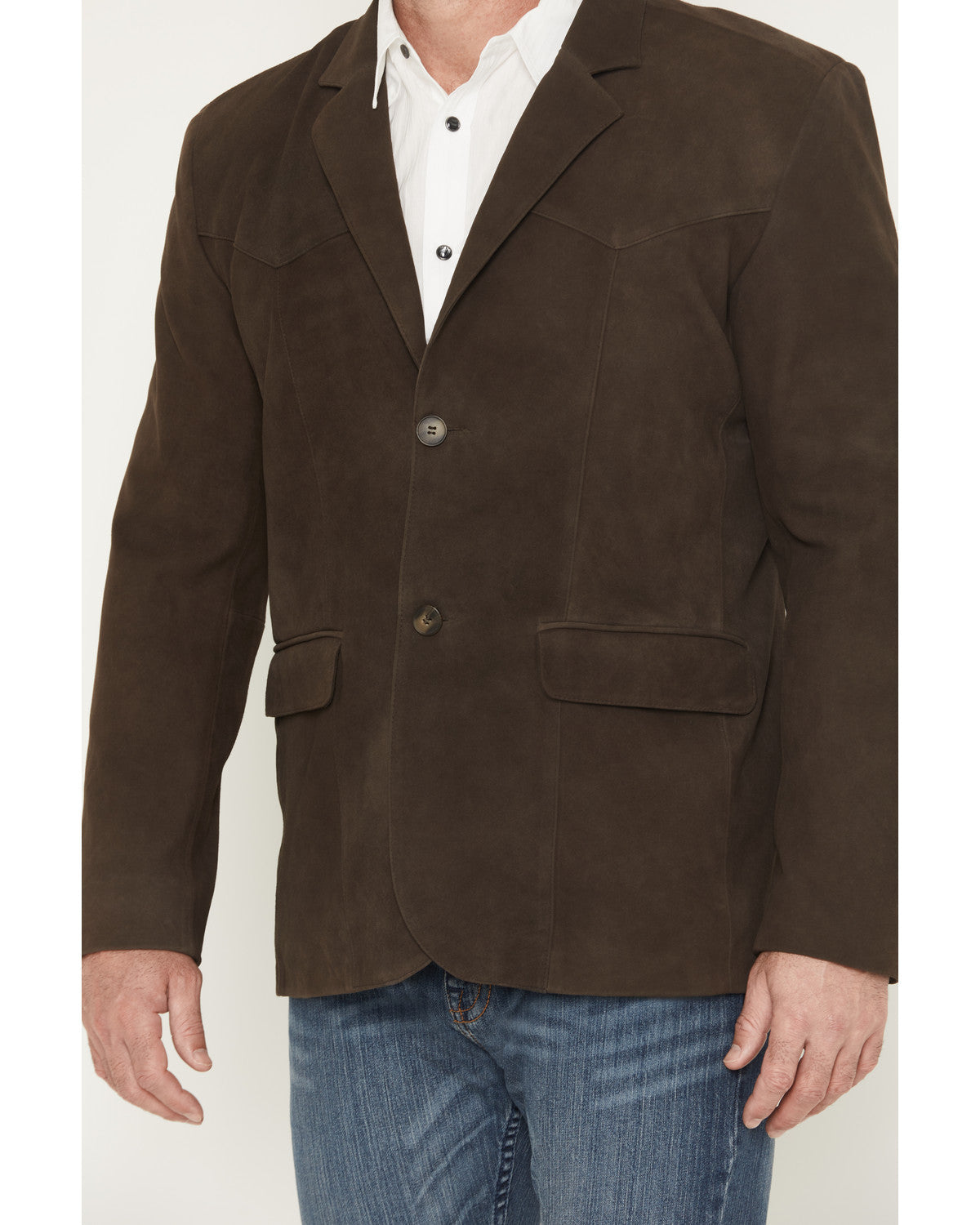 Cody James Men's Genuine Suede Leather Blazer