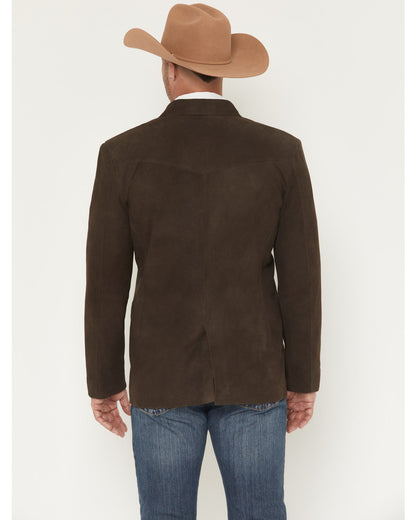 Cody James Men's Genuine Suede Leather Blazer