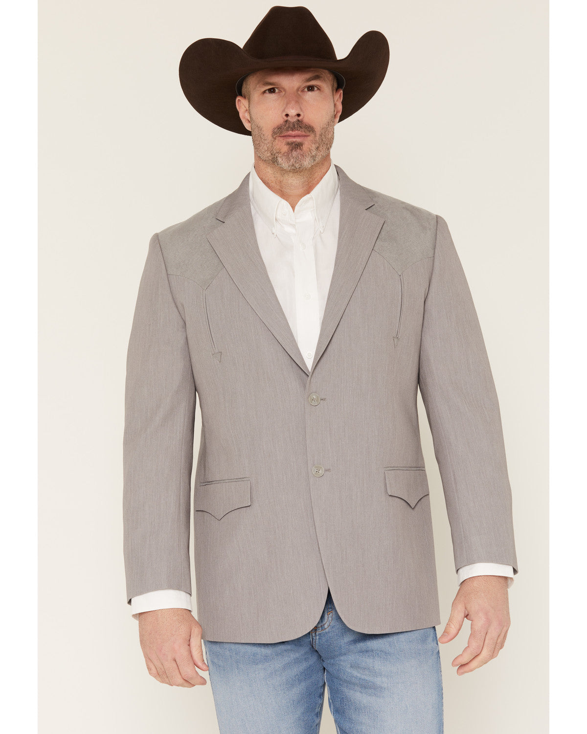 Cody James Men's The Big Spring Faux Suede Button-Down Sportcoat