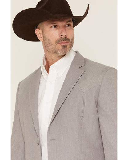 Cody James Men's The Big Spring Faux Suede Button-Down Sportcoat
