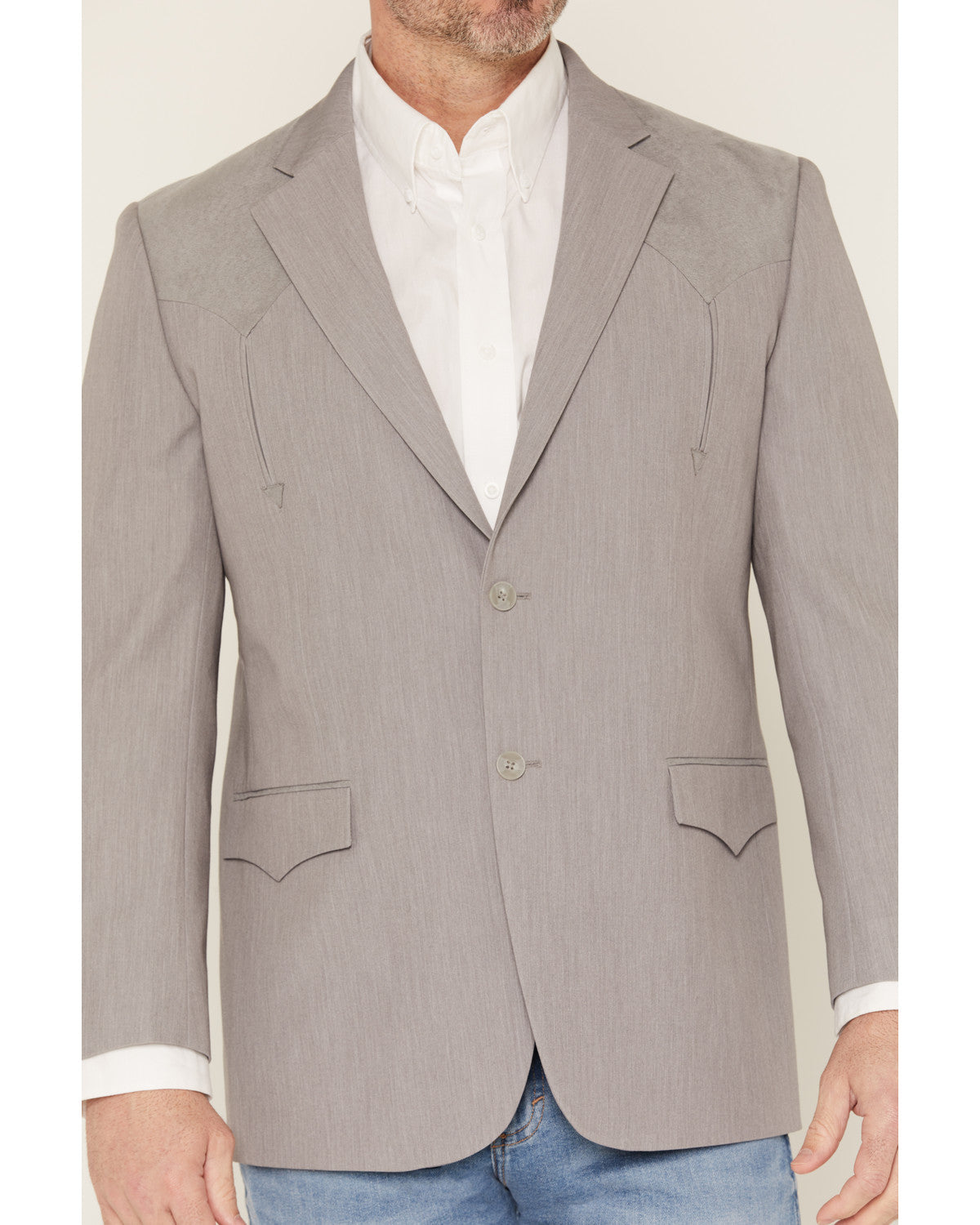 Cody James Men's The Big Spring Faux Suede Button-Down Sportcoat