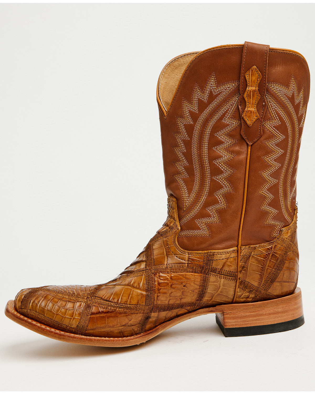 Cody James Men's Exotic American Alligator Western Boots - Broad Squar