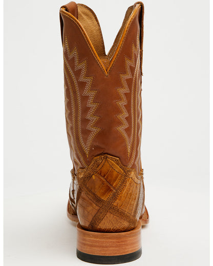 Cody James Men's Exotic American Alligator Western Boots - Broad Squar