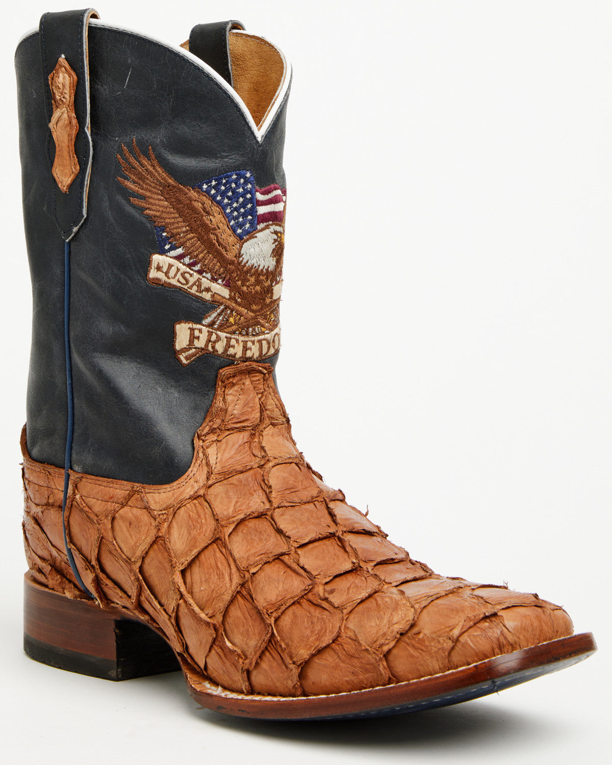 Cody James Men's America 250 Freedom Exotic Pirarucu Western Boots - B