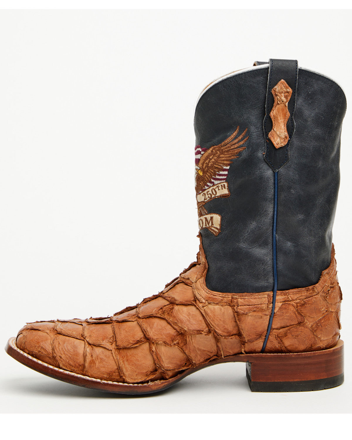 Cody James Men's America 250 Freedom Exotic Pirarucu Western Boots - B