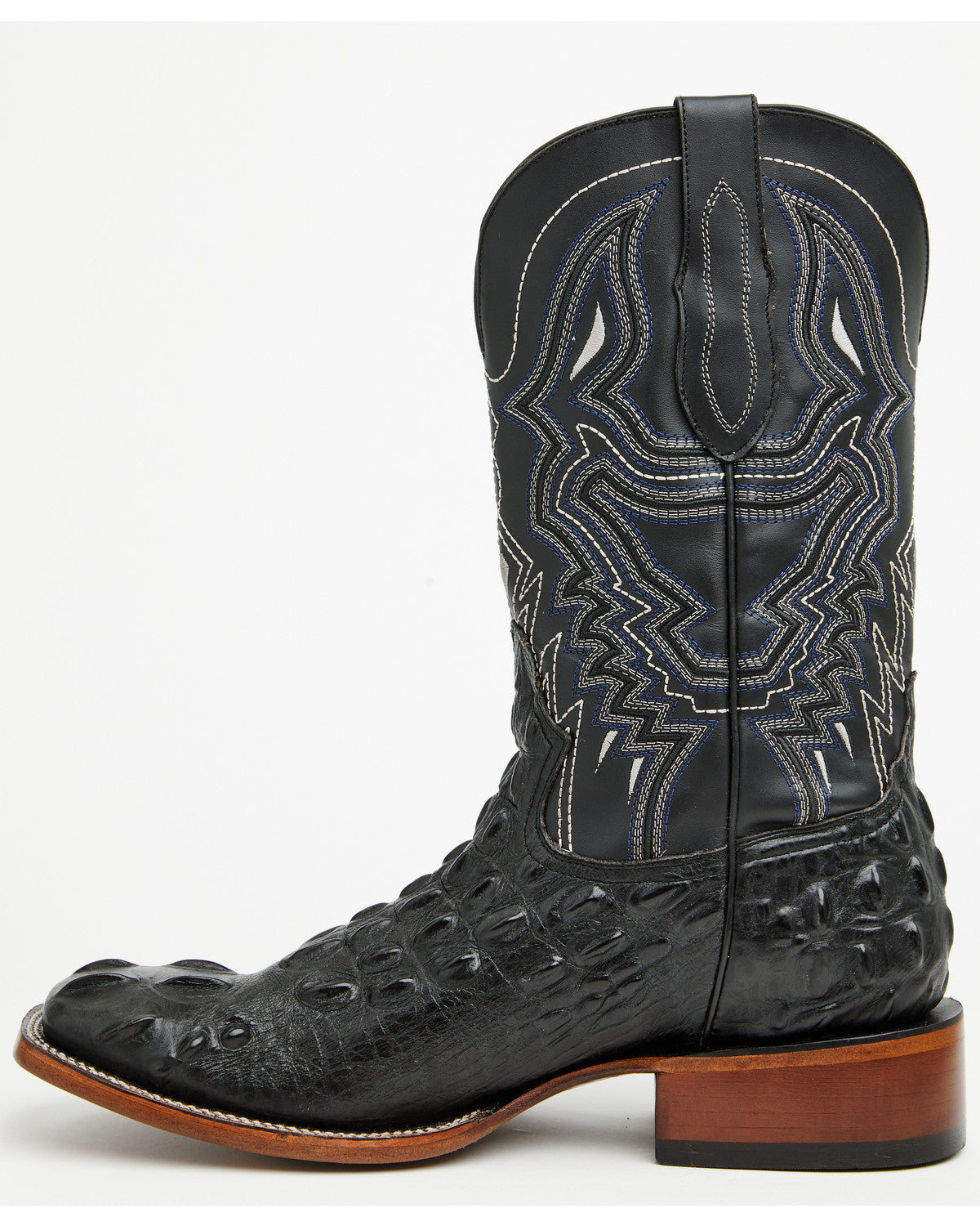 Cody James Men's Croc Print Badlands Western Boots - Broad Square Toe