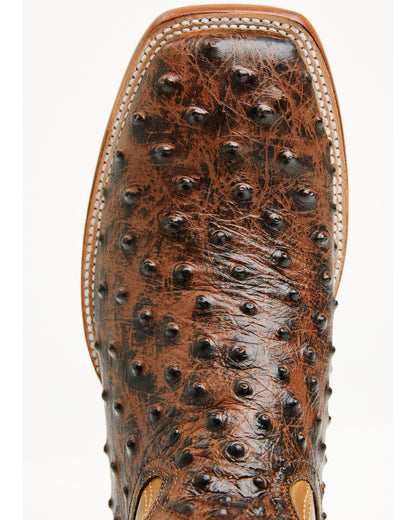 Cody James Men's Badlands Ostrich Print Western Boots - Broad Square T