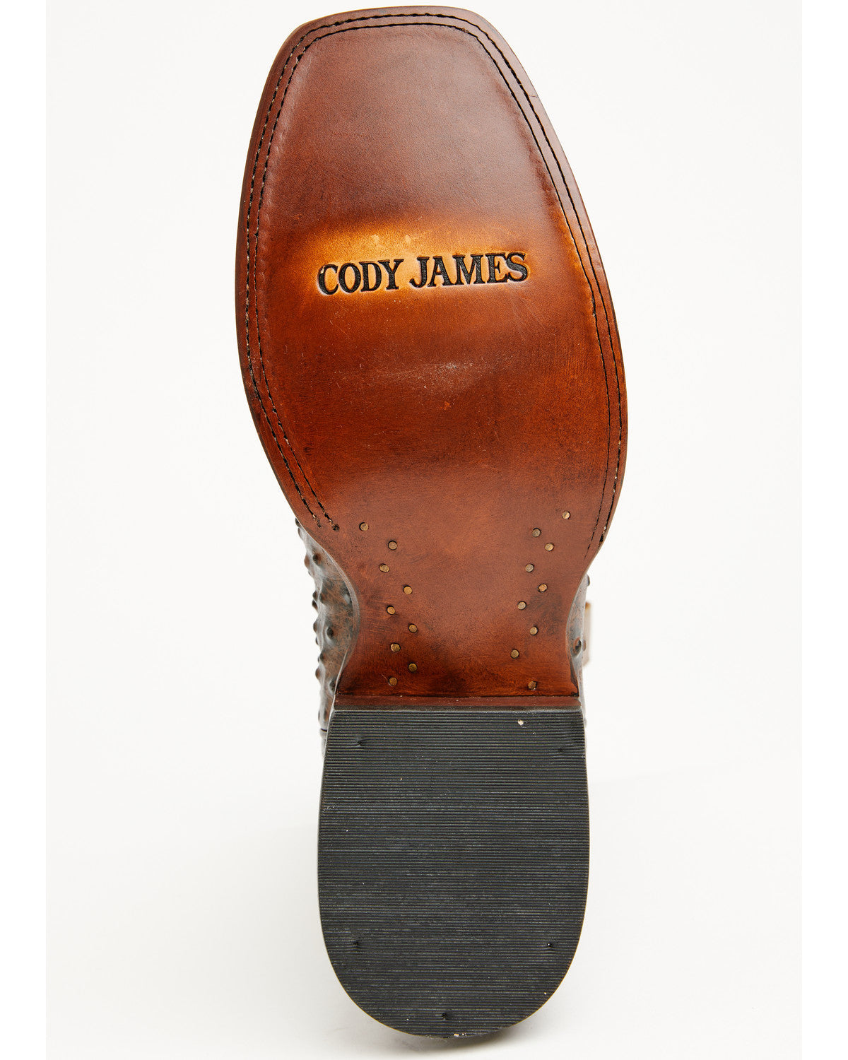 Cody James Men's Badlands Ostrich Print Western Boots - Broad Square T