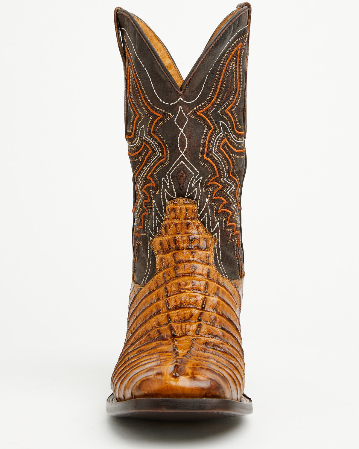 Cody James Men's Badlands Caiman Print Western Boots - Broad Square To