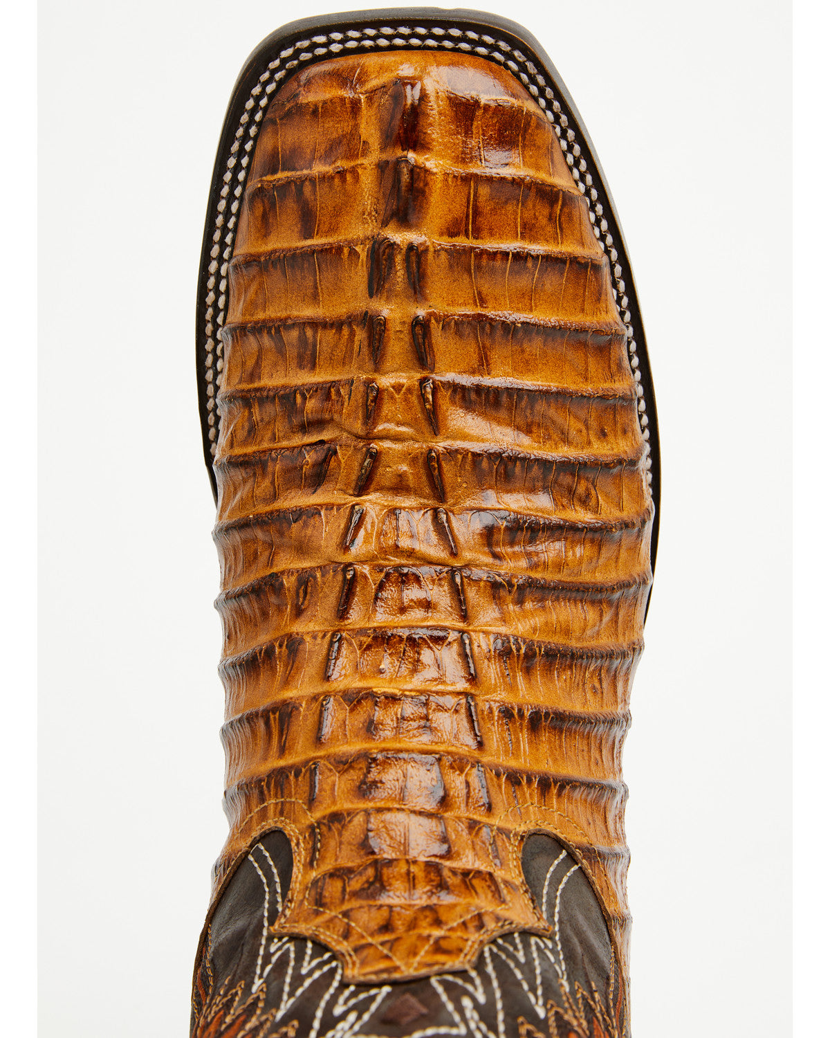 Cody James Men's Badlands Caiman Print Western Boots - Broad Square To