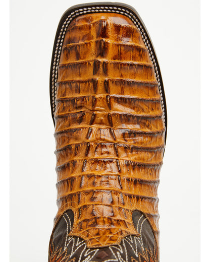 Cody James Men's Badlands Caiman Print Western Boots - Broad Square To