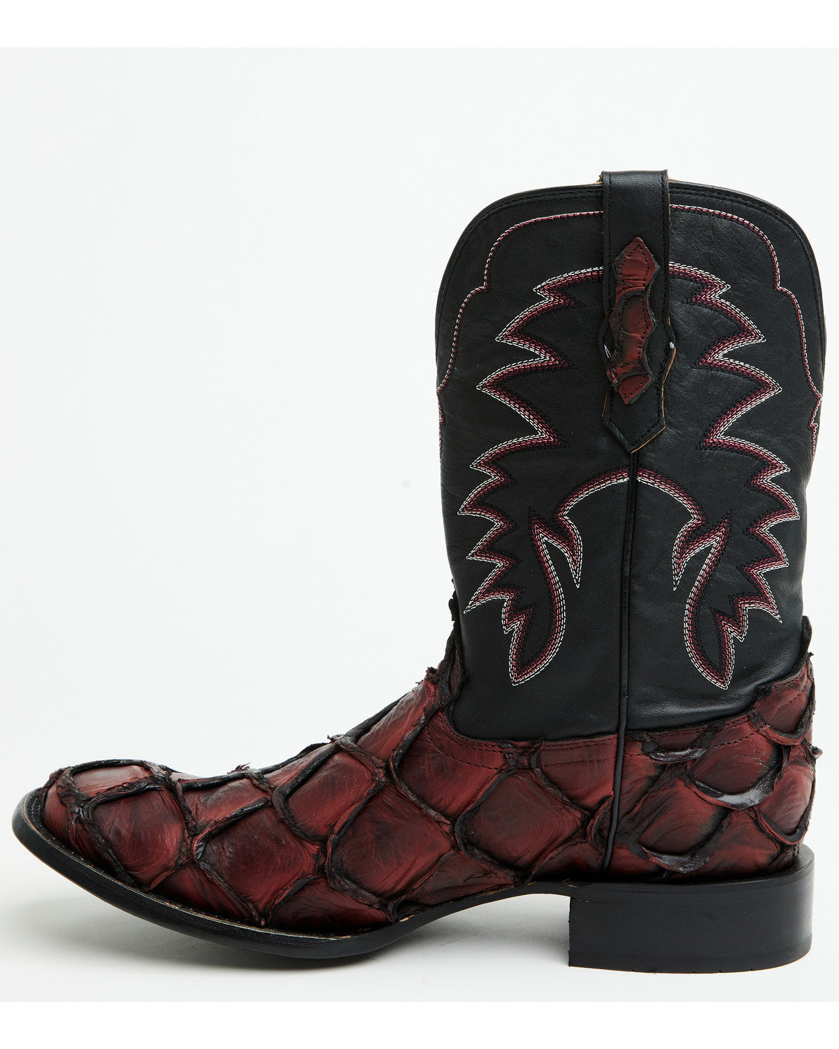 Cody James Men's Exotic Pirarucu Western Boots - Broad Square Toe