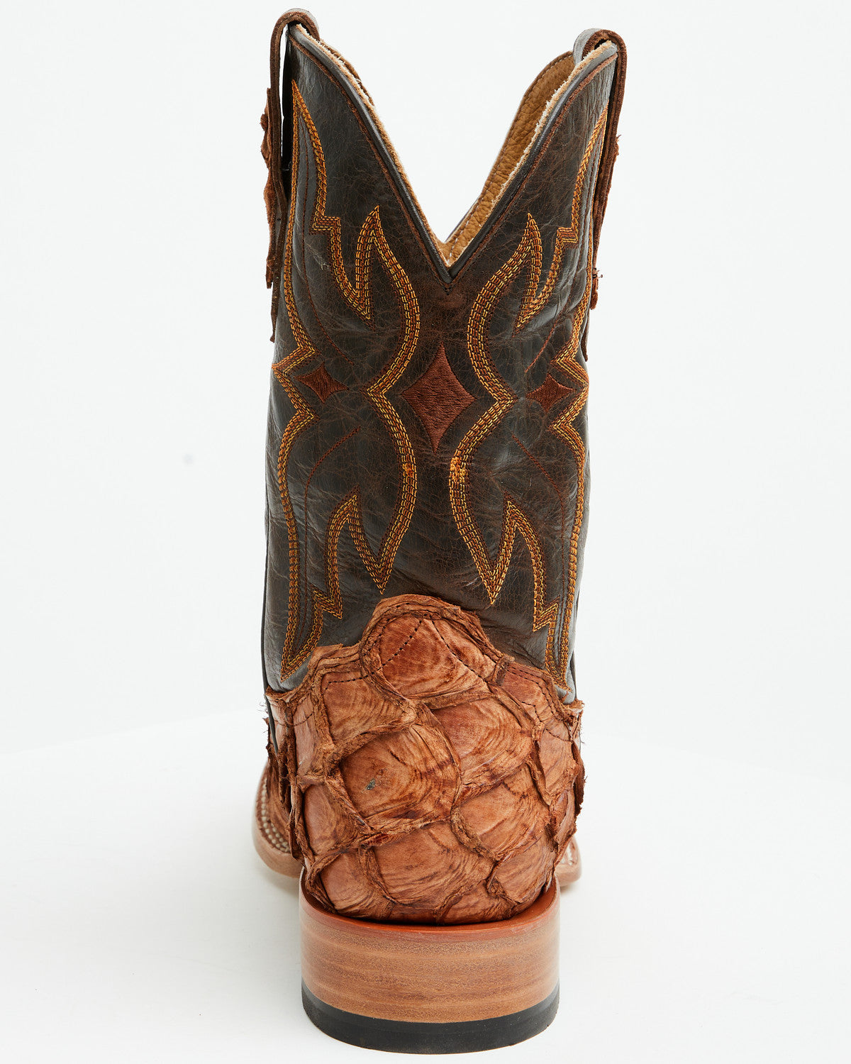 Cody James Men's Exotic Pirarucu Western Boots - Broad Square Toe