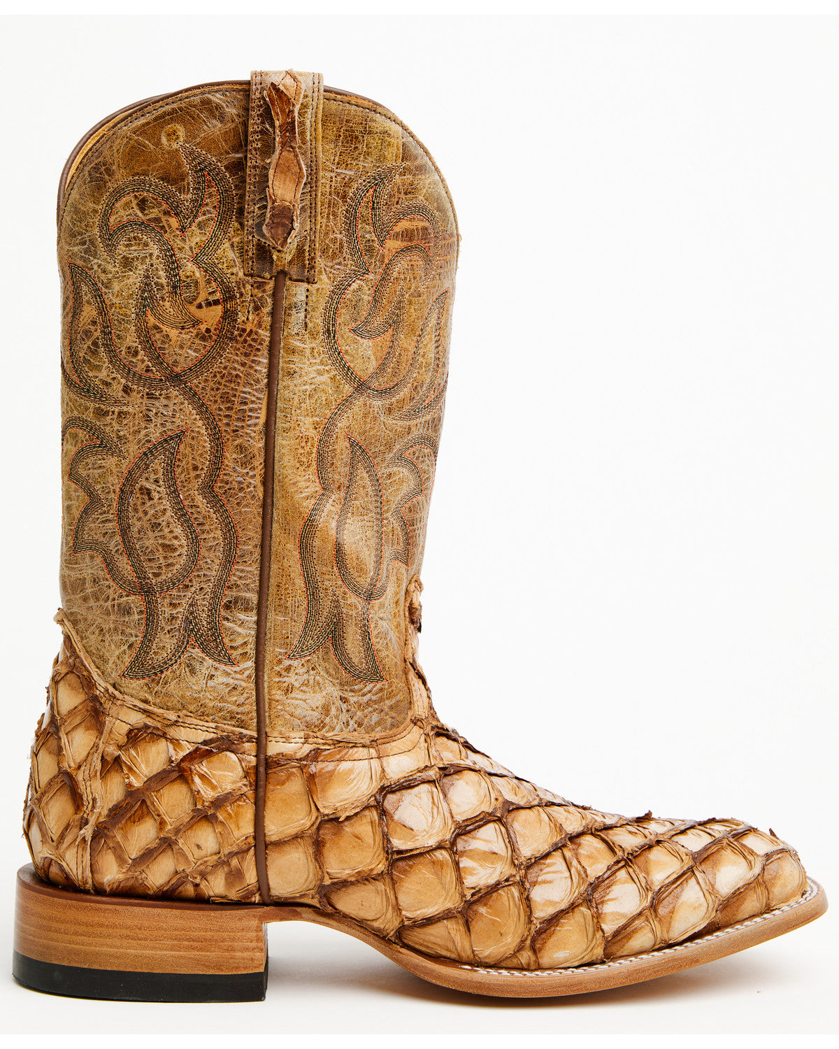 Cody James Men's Pirarucu Exotic Boots - Broad Square Toe