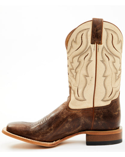 Cody James Men's Bone Western Boots - Broad Square Toe