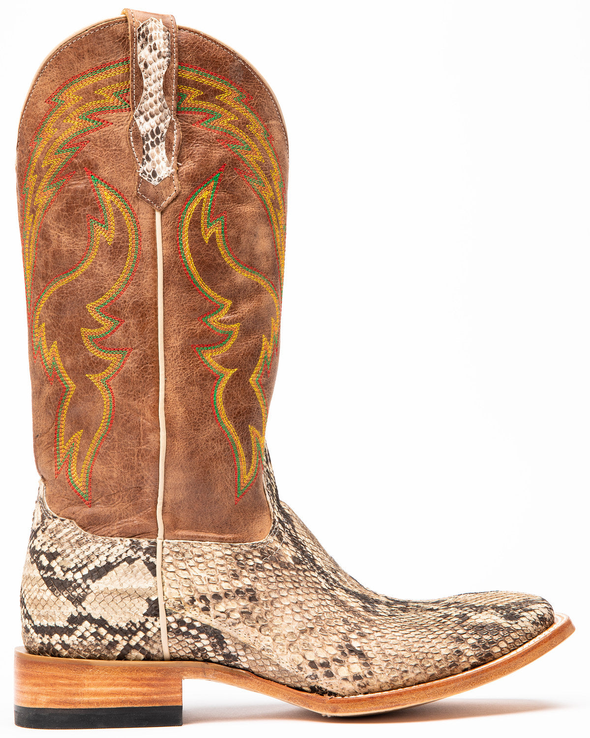 Cody James Men's Exotic Python Western Boots - Broad Square Toe