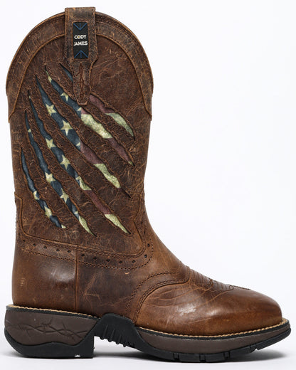 Cody James Men's Scratch American Flag Lite Performance Western Boots