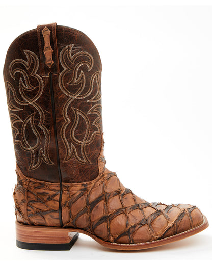 Cody James Men's Pirarucu Exotic Boots - Broad Square Toe