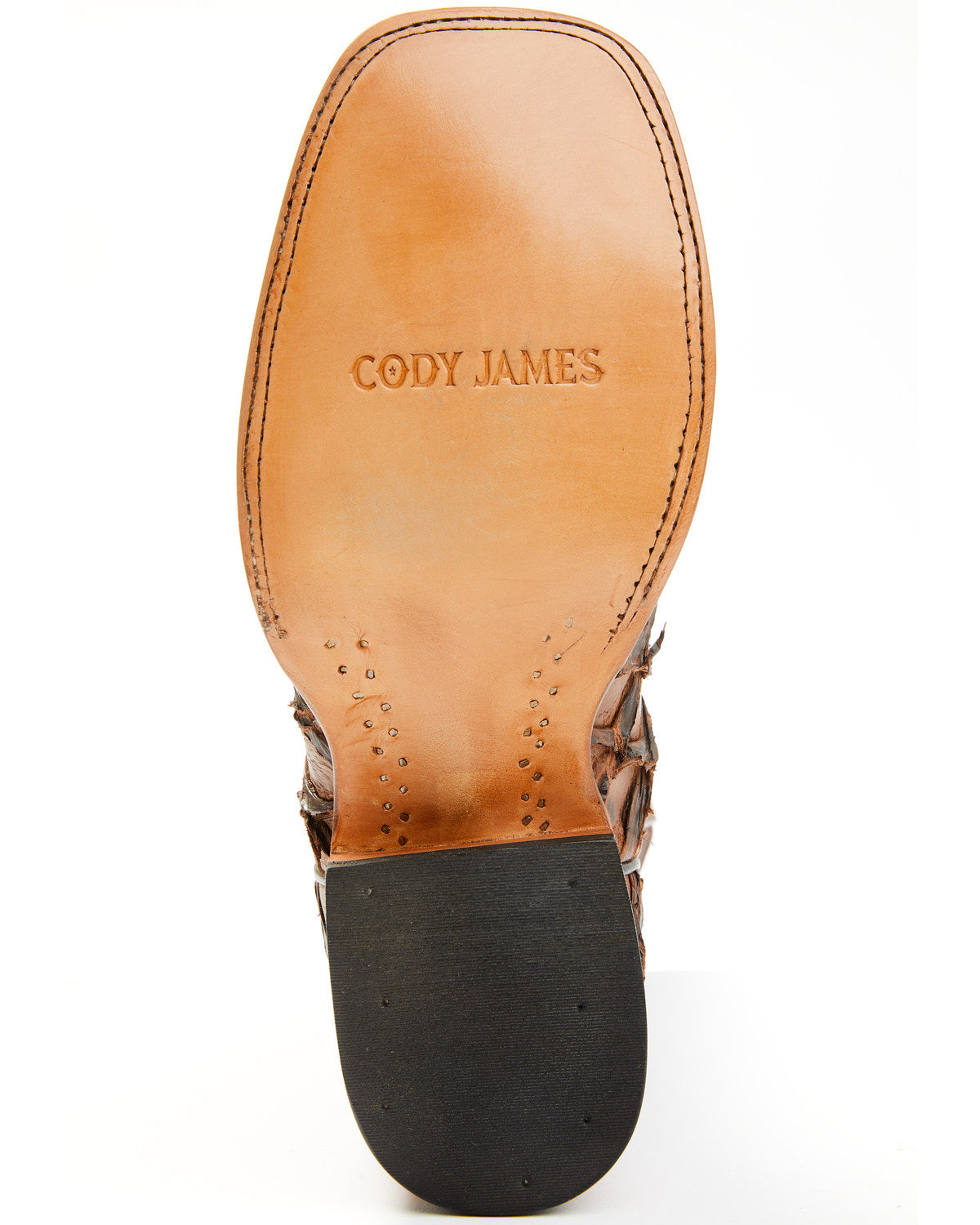 Cody James Men's Pirarucu Exotic Boots - Broad Square Toe