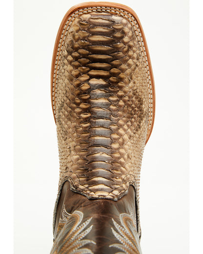 Cody James Men's Exotic Python Western Boots - Broad Square Toe