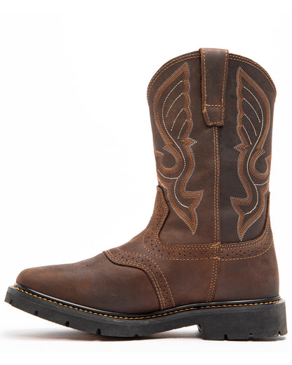 Cody James Men's 11" Mustang Saddle Waterproof Western Work Boots - So