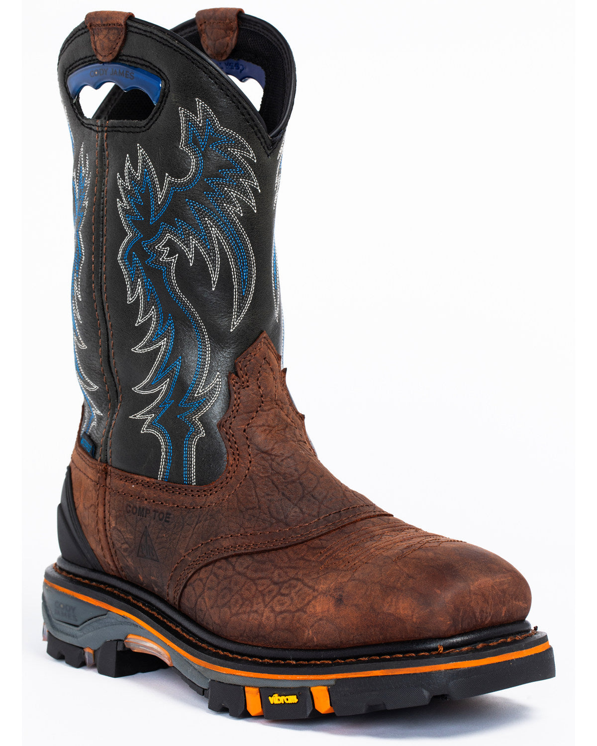 Cody James Men's 11" Decimator Waterproof Western Work Boots - Nano Co