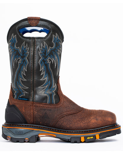 Cody James Men's 11" Decimator Waterproof Western Work Boots - Nano Co