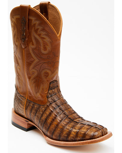 Cody James Men's Exotic Caiman Tail Skin Western Boots - Broad Square