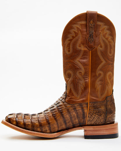 Cody James Men's Exotic Caiman Tail Skin Western Boots - Broad Square