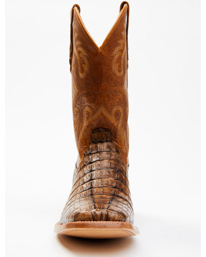 Cody James Men's Exotic Caiman Tail Skin Western Boots - Broad Square