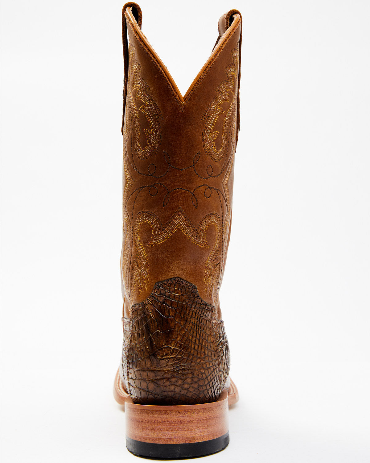 Cody James Men's Exotic Caiman Tail Skin Western Boots - Broad Square