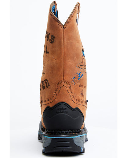 Cody James Men's 11" Decimator Waterproof Western Work Boots - Nano Co