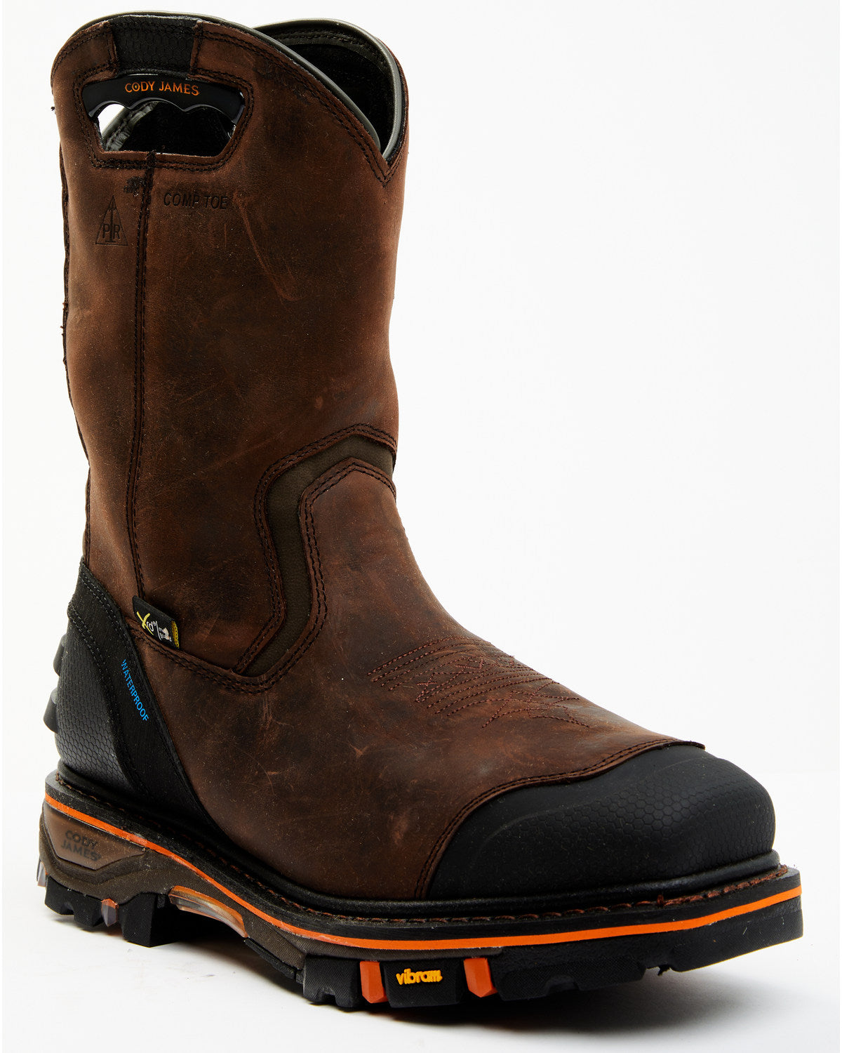 Cody James Men's Waterproof Met Guard Western Work Boots - Composite T