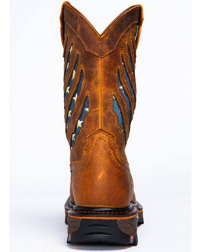 Cody James Men's 11" Flag Western Work Boots - Nano Composite Toe