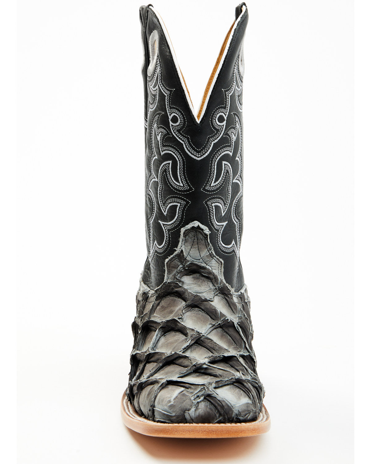 Cody James Men's Exotic Pirarucu Western Boots - Broad Square Toe