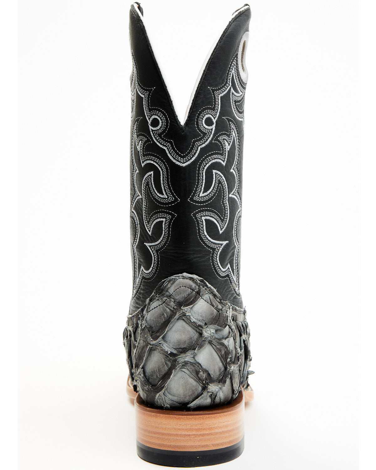Cody James Men's Exotic Pirarucu Western Boots - Broad Square Toe