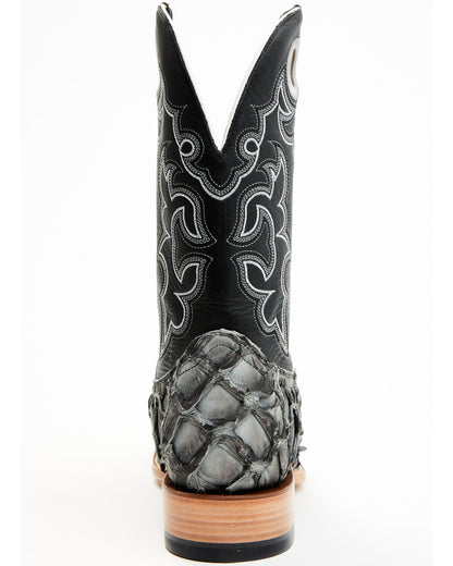 Cody James Men's Exotic Pirarucu Western Boots - Broad Square Toe
