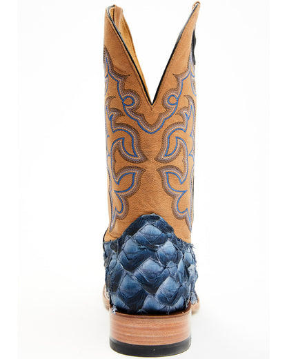 Cody James Men's Exotic Pirarucu Western Boots - Broad Square Toe