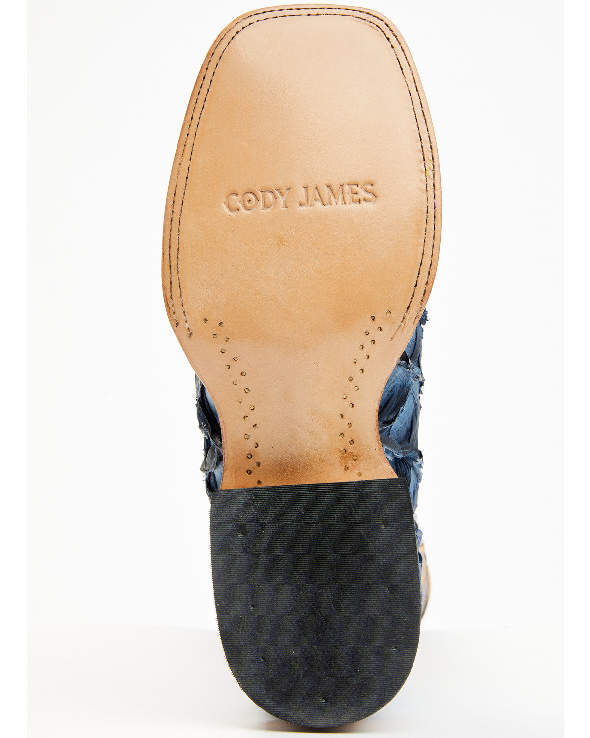 Cody James Men's Exotic Pirarucu Western Boots - Broad Square Toe