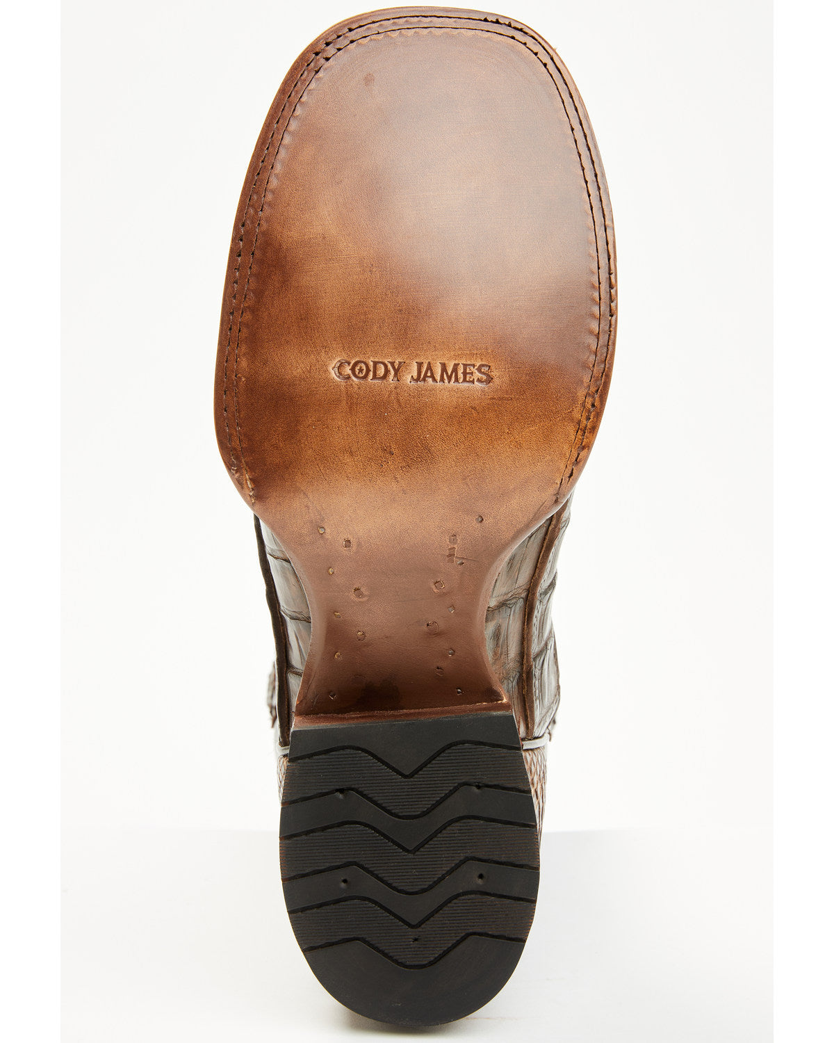 Cody James Men's Exotic Caiman Tail Skin Western Boots - Broad Square