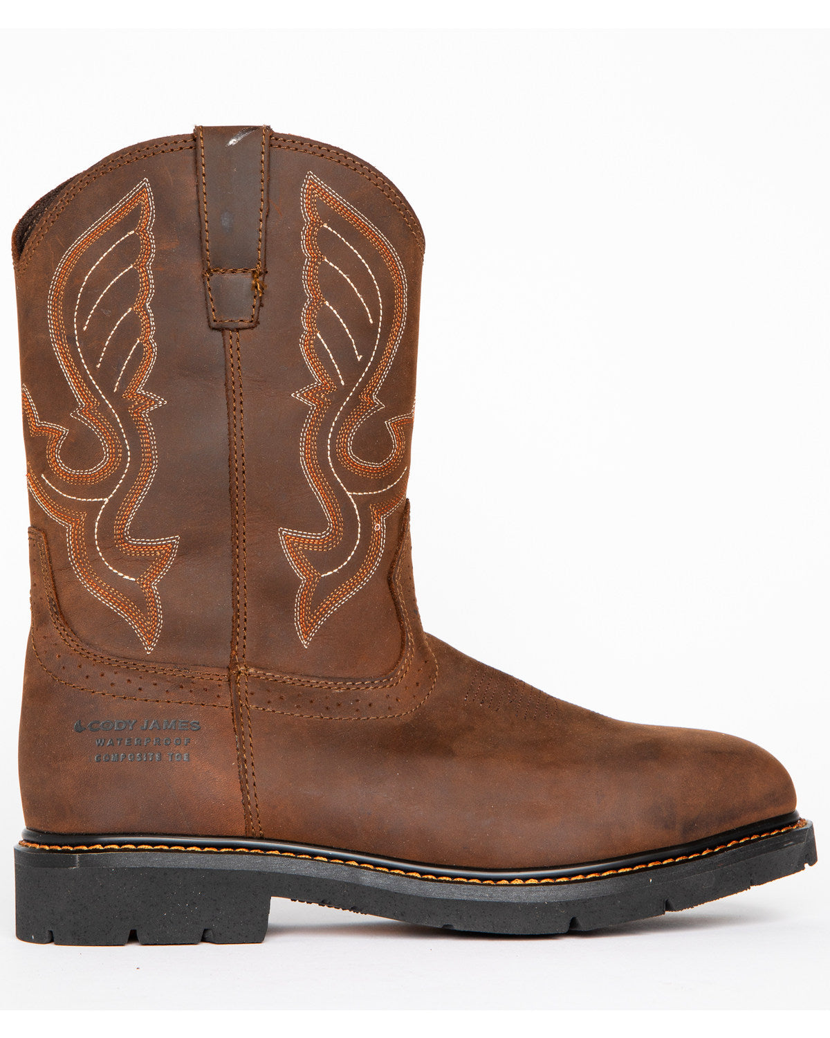 Cody James Men's 10" Waterproof Pull-On Work Boots - Composite Toe