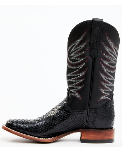 Cody James Men's Matte Python Exotic Western Boots - Broad Square Toe