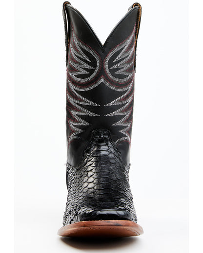 Cody James Men's Matte Python Exotic Western Boots - Broad Square Toe