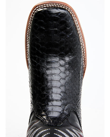 Cody James Men's Matte Python Exotic Western Boots - Broad Square Toe