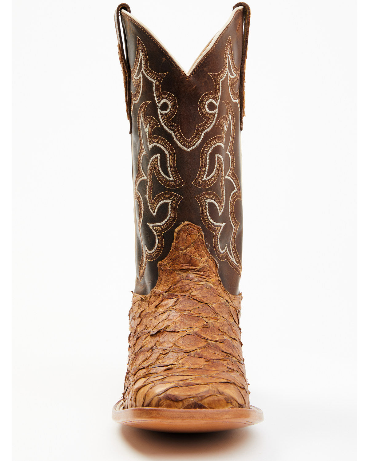 Cody James Men's Exotic Pirarucu Skin Western Boots - Broad Square Toe