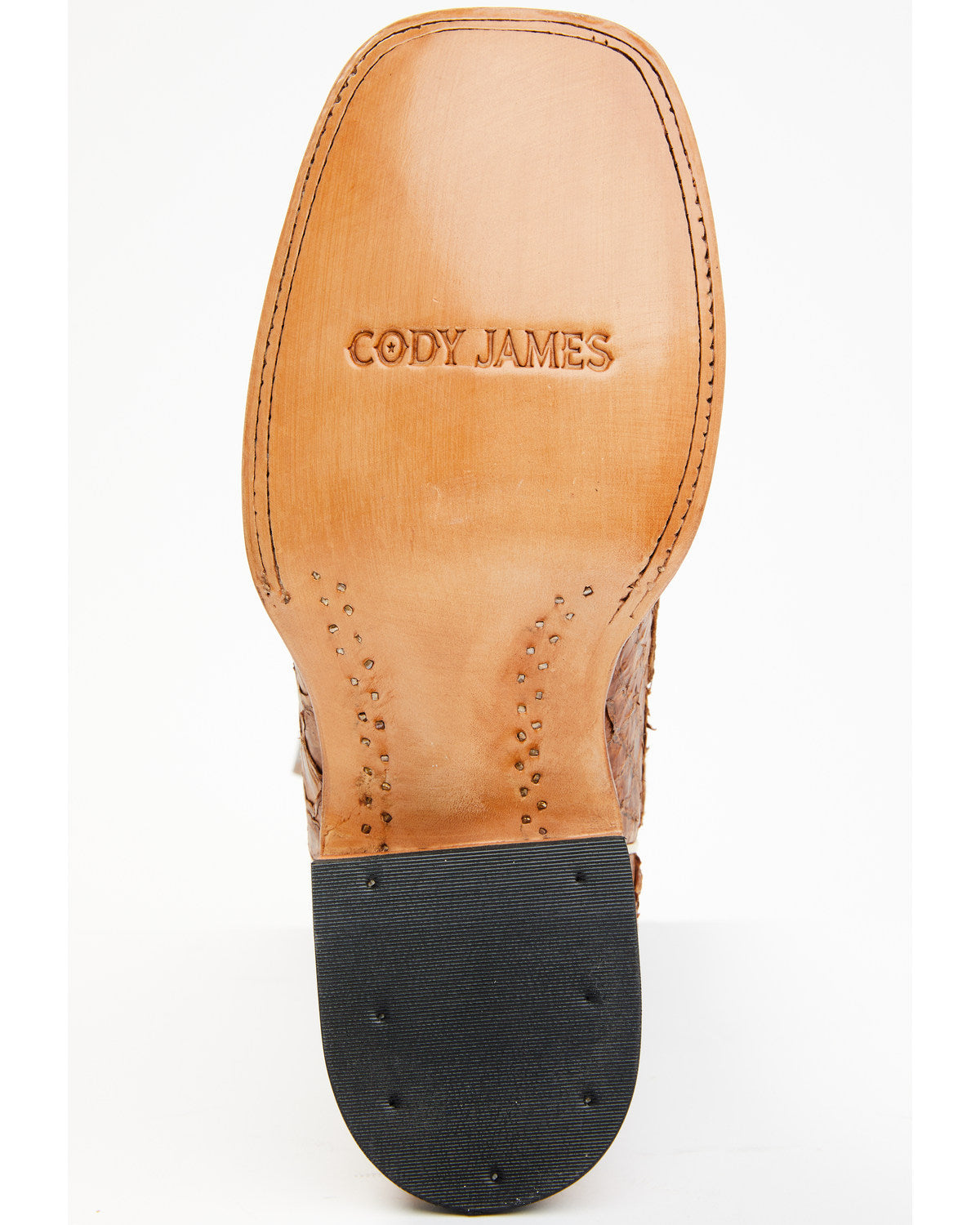 Cody James Men's Exotic Pirarucu Skin Western Boots - Broad Square Toe