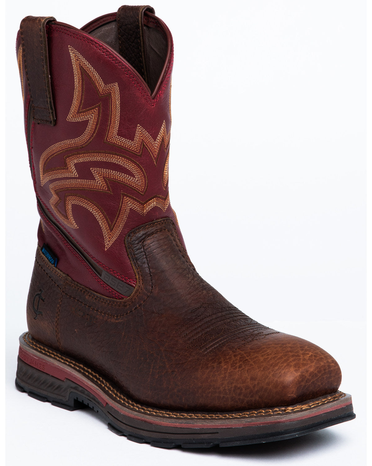 Cody James Men's 11" ASE7 Disruptor Waterproof Western Work Boots - Na