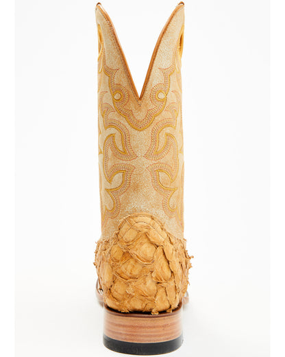 Cody James Men's Exotic Pirarucu Western Boots - Broad Square Toe