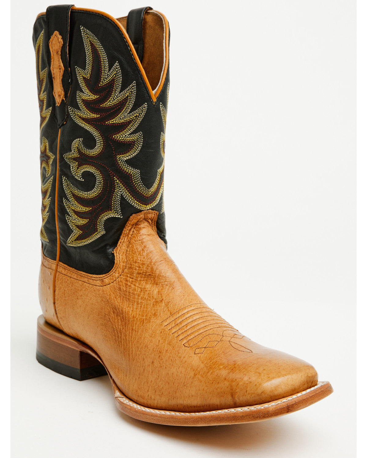 Cody James Men's Exotic Ostrich Western Boots - Broad Square Toe